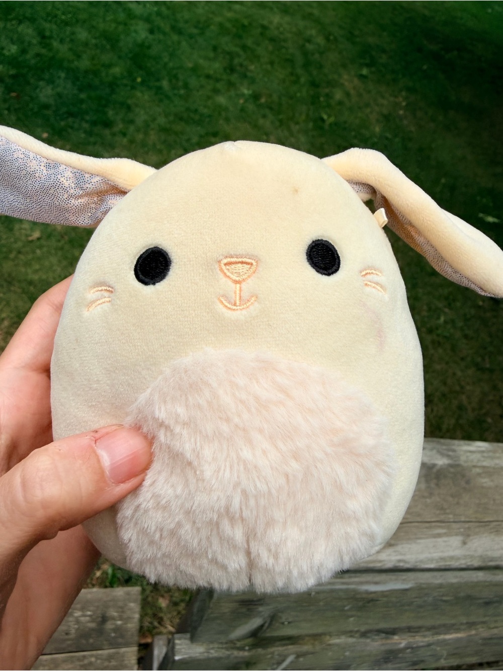 SQUISHMALLOWS Fuzzy Belly Hara Bunny Plush Small - Picture 4 of 9